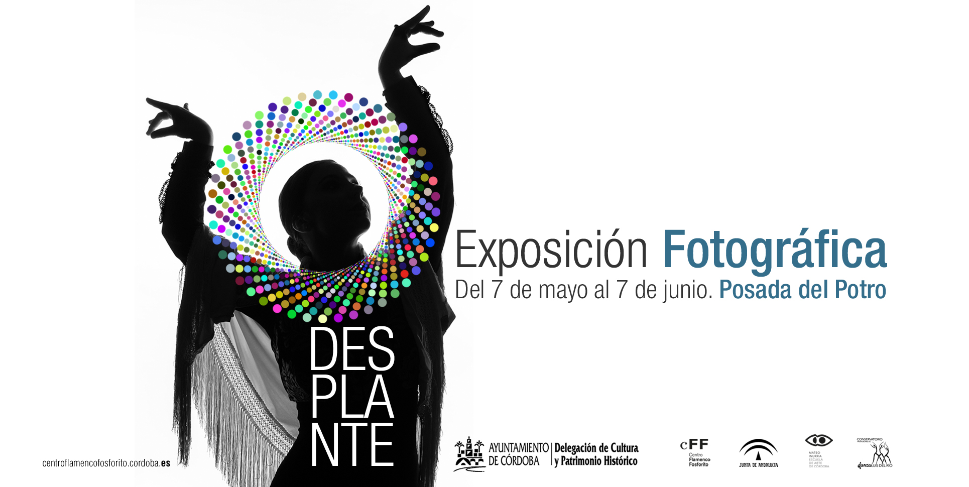 Fotografía, diseño gráfico y baile flamenco se funden en la exposición ‘Desplante’